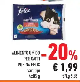 Conad Alimento umido per gatti PURINA FELIX offerta