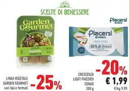 Conad Crescenza light piacersi CONAD offerta