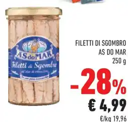 Conad Filetti di sgombro AS DO MAR offerta
