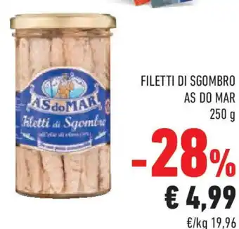 Conad Filetti di sgombro AS DO MAR offerta