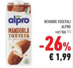Conad Superstore Bevande vegetali ALPRO offerta
