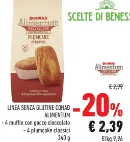 Conad Linea senza glutine CONAD ALIMENTUM offerta