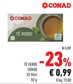 Conad Tè verde CONAD offerta