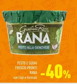 Conad Superstore Pesto e sughi freschi pronti RANA offerta