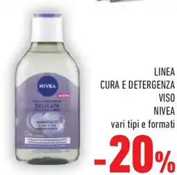 Conad Linea cura e detergenza viso NIVEA offerta