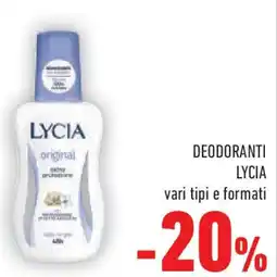 Conad Deodoranti LYCIA offerta
