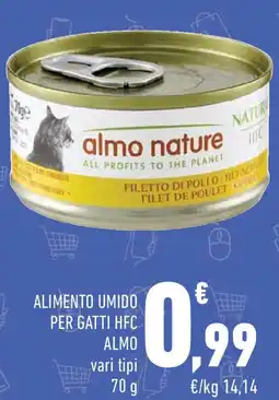 Conad Alimento umido per gatti hfc ALMO offerta