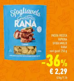 Conad Superstore Pasta fresca ripiena sfogliavelo rana offerta
