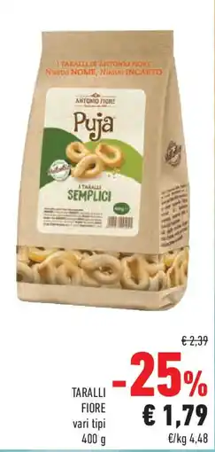 Conad Taralli fiore PUJA offerta