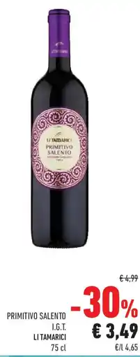Conad Primitivo salento i.g.t. LI TAMARICI offerta
