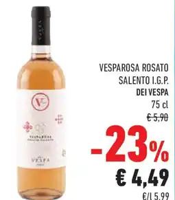 Conad VESPAROSA ROSATO salento i.g.p. dei vespa offerta