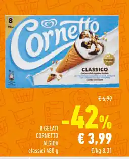 Conad Superstore 8 gelati cornetto ALGIDA offerta
