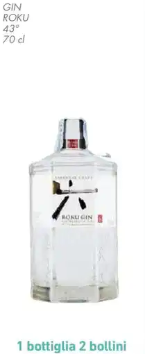 Conad SUNTORY Gin roku offerta
