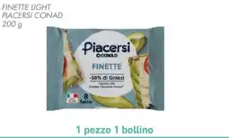 Conad Finette light PIACERSI CONAD offerta