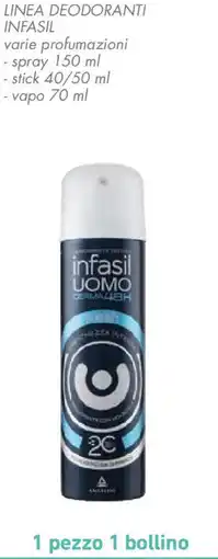 Conad LINEA Deodoranti infasil offerta