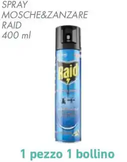 Conad Spray mosche&zanzare RAID offerta