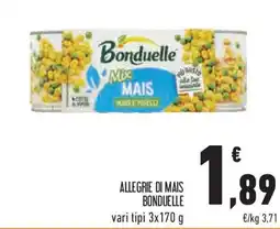 Conad Allegrie di mais BONDUELLE offerta