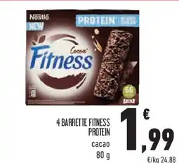 Conad NESTLE 4 barrette fitness protein offerta