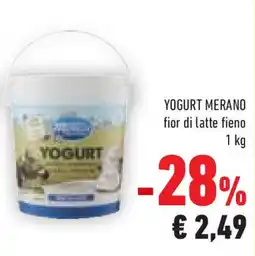 Conad YOGURT MERANO fior di latte fieno offerta