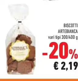Conad Biscotti ARTEBIANCA offerta
