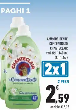 Conad Ammorbidente concentrato CHANTECLAIR offerta