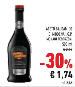 Conad Superstore Aceto balsamico di modena i.g.p. monari federzoni offerta