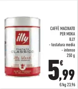 Conad Superstore Caffè macinato per moka ILLY offerta
