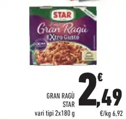 Conad Superstore Gran ragù STAR offerta