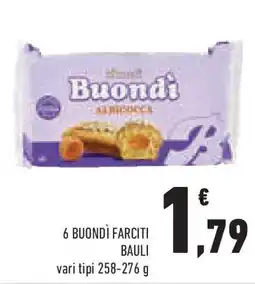 Conad Superstore 6 buondì farciti BAULI offerta