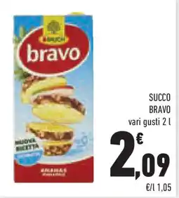 Conad Superstore Succo bravo vari gusti offerta