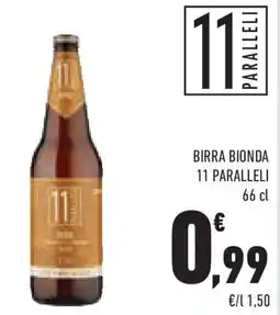 Conad Superstore Birra bionda 11 PARALLELI offerta