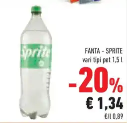 Conad Superstore Fanta - sprite vari tipi pet offerta
