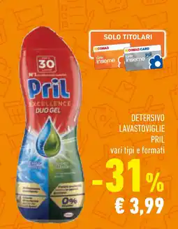 Conad Superstore Detersivo lavastoviglie PRIL offerta