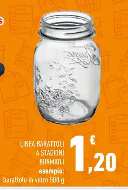 Conad Superstore Linea barattoli 4 stagioni BORMIOLI offerta