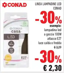 Conad Superstore Linea lampadine led CONAD offerta