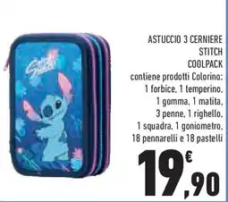 Conad Superstore Astuccio 3 cerniere stitch coolpack offerta
