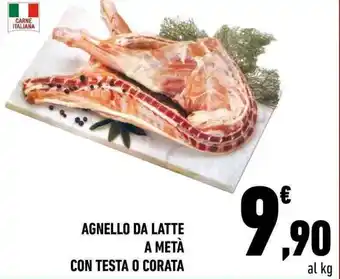 Conad Agnello Da Latte A Metà Con Testa O Corata offerta