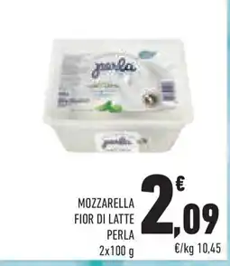 Conad Superstore Mozzarella fior di latte PERLA offerta
