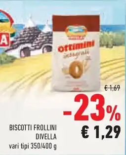 Conad Superstore Biscotti frollini DIVELLA offerta