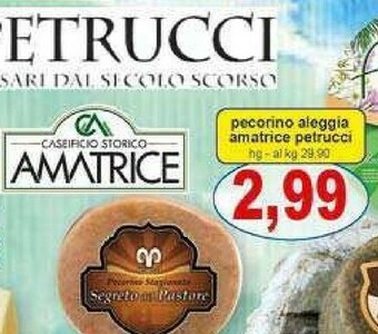 Pewex Pecorino offerta