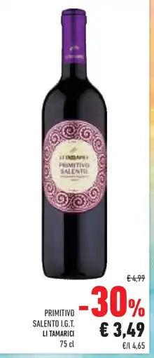 Conad Superstore Primitivo salento i.g.t. LI TAMARICI offerta