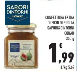 Conad Superstore Confettura extra di fichi di puglia SAPORI&DINTORNI CONAD offerta