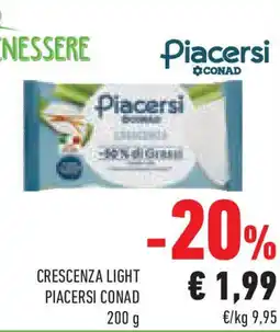 Conad Superstore Crescenza light PIACERSI CONAD offerta