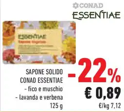 Conad Superstore Sapone solido CONAD ESSENTIAE offerta