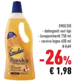 Conad Superstore EMULSIO - detergenti vari tipi offerta