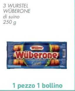 Conad Superstore 3 wurstel WÜBERONE offerta