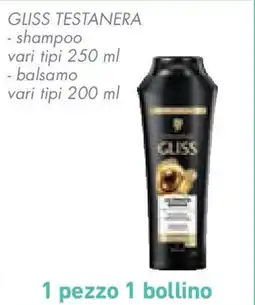 Conad Superstore GLISS TESTANERA - shampoo - balsamo offerta