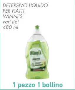 Conad Superstore Detersivo liquido per piatti WINNI'S offerta