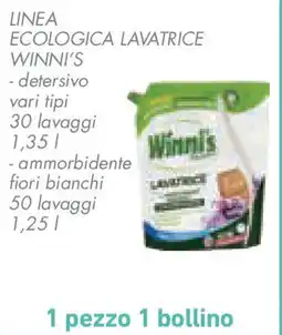 Conad Superstore Linea ecologica lavatrice WINNI'S offerta