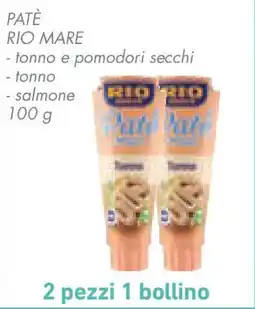 Conad Superstore PATÈ RIO MARE -tonno e pomodori secchi offerta